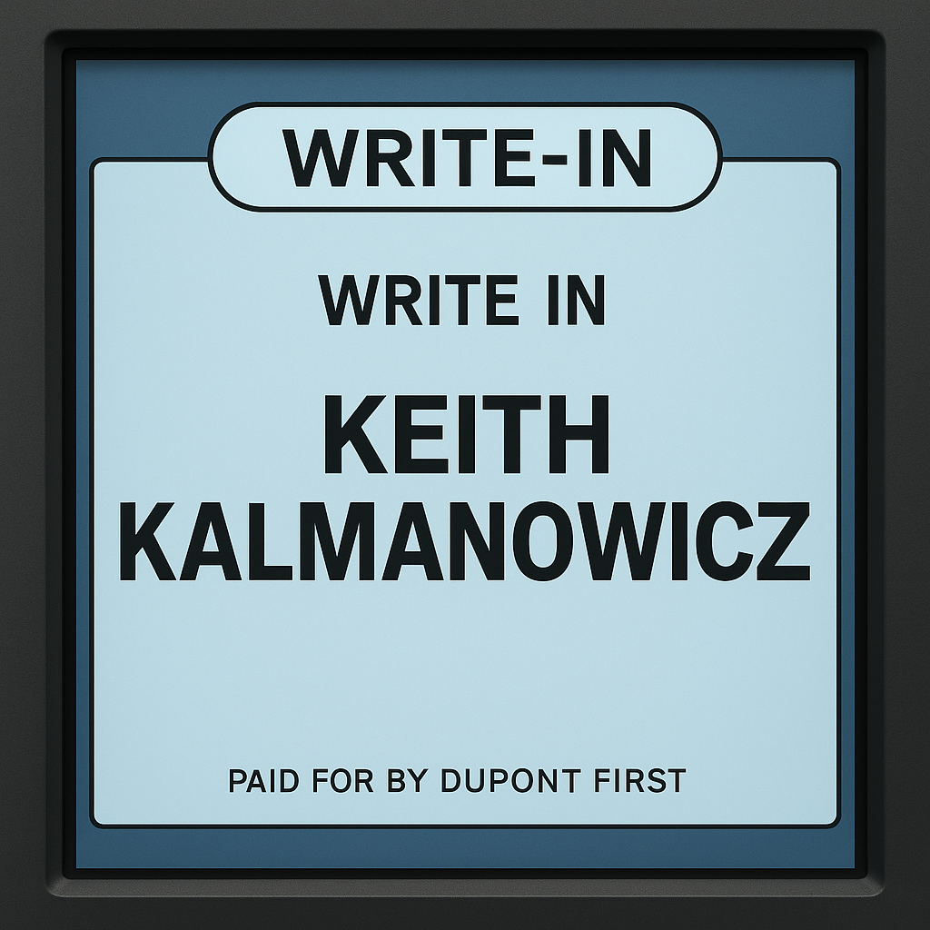 Why I’m Running as a Write-In Candidate